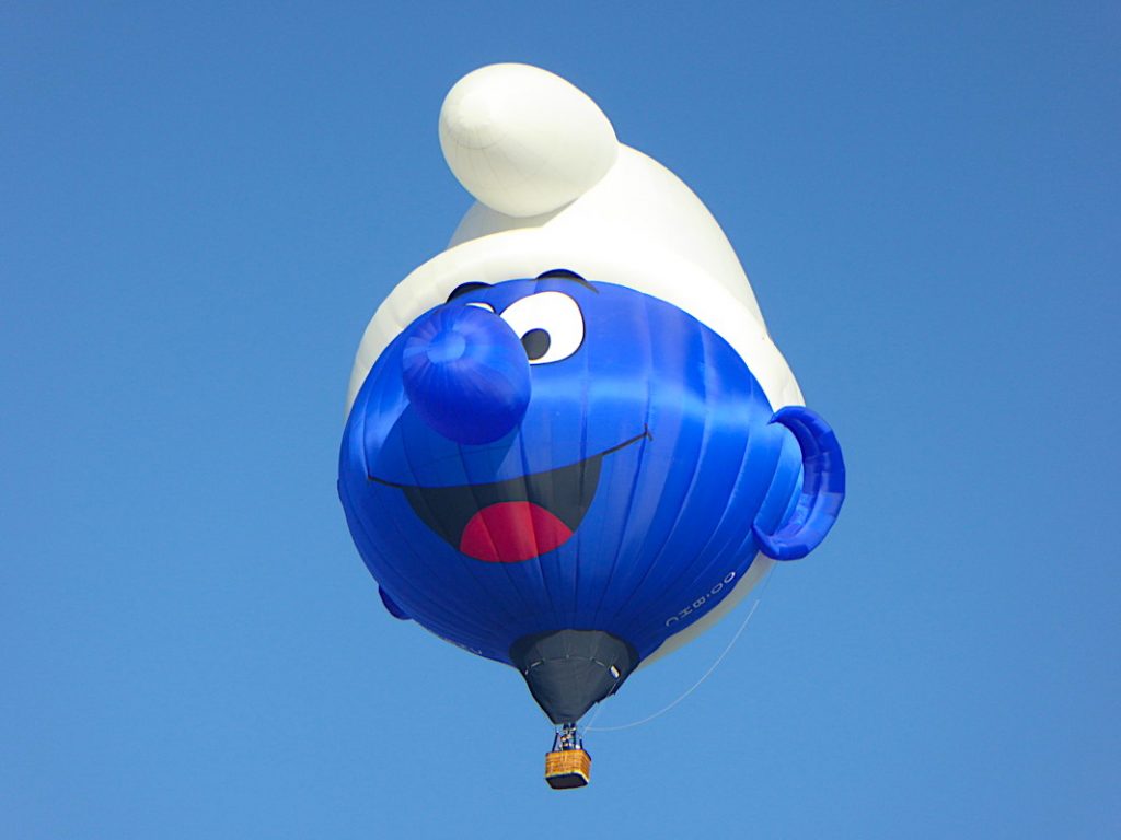 台東熱氣球,藍色小精靈,藍色小精靈熱氣球