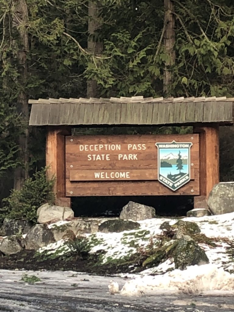 Deception pass state park入口