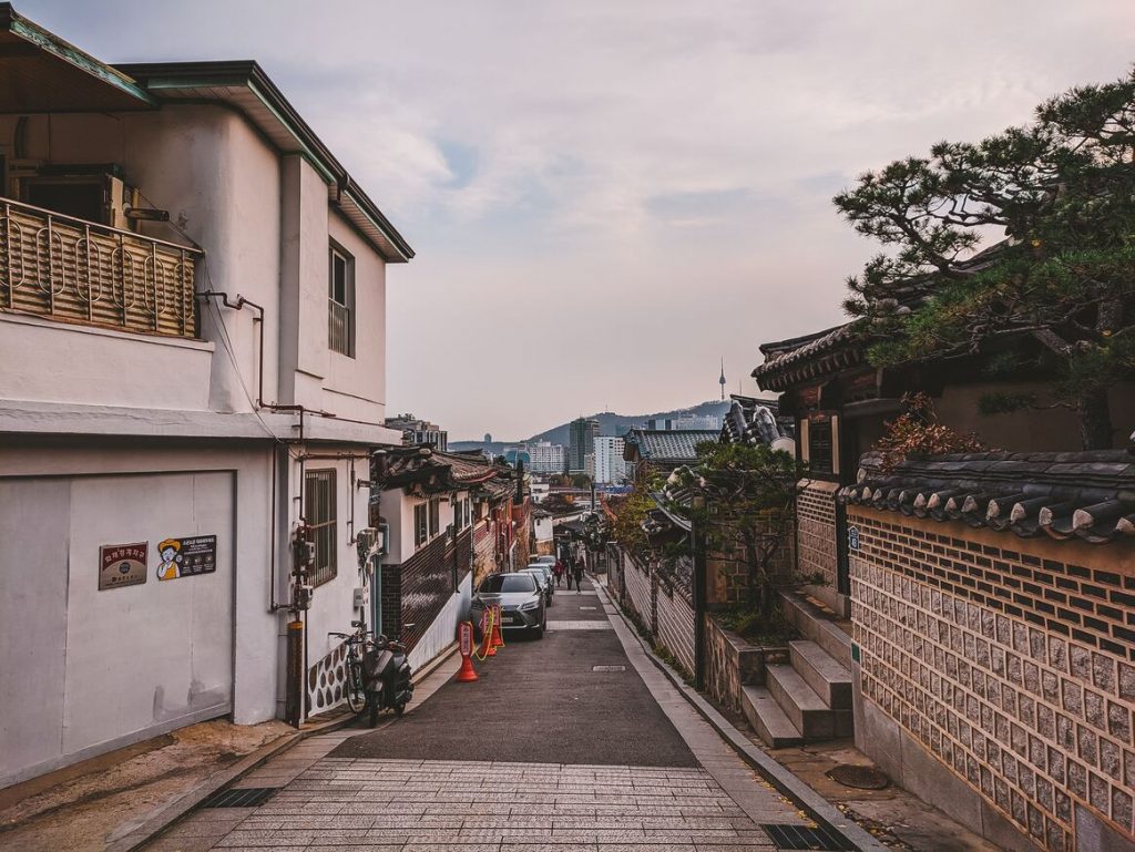 首爾熱門景點,北村韓屋村,街景,傳統韓式建築