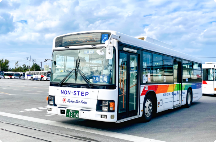 沖縄旅行の路線バス