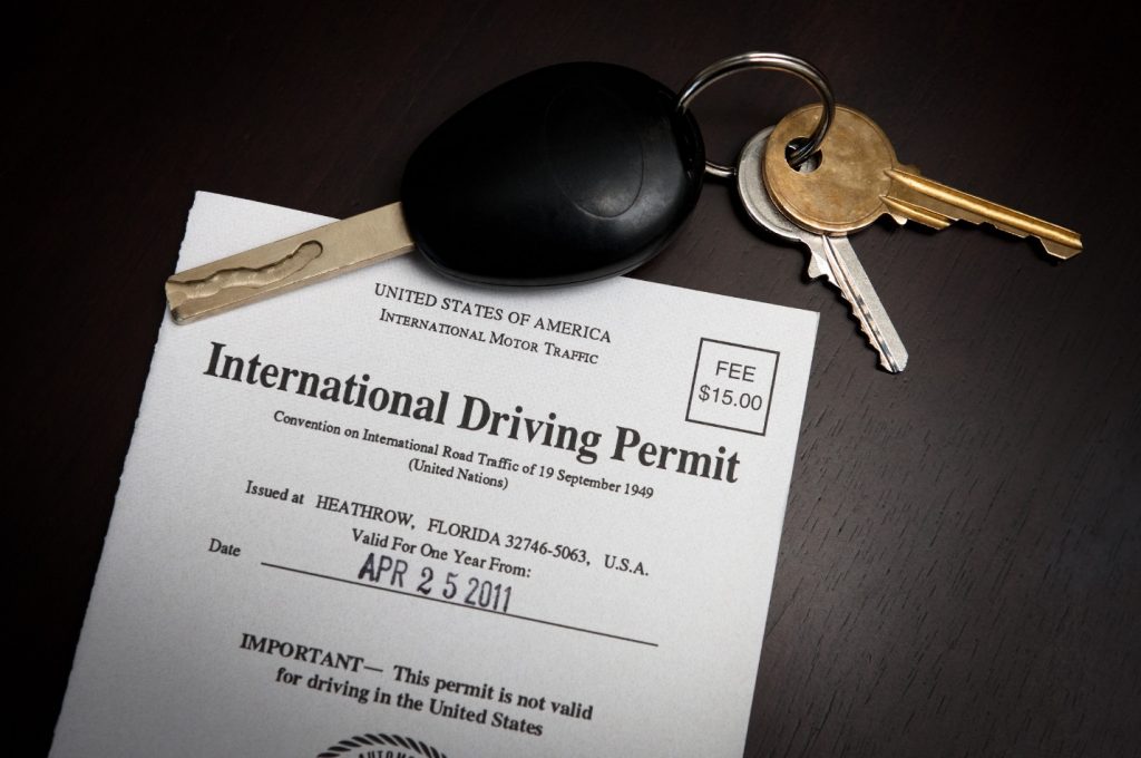 International driving permit for Okinawa car rental