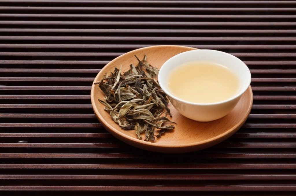 台湾茶葉の白茶の写真です。