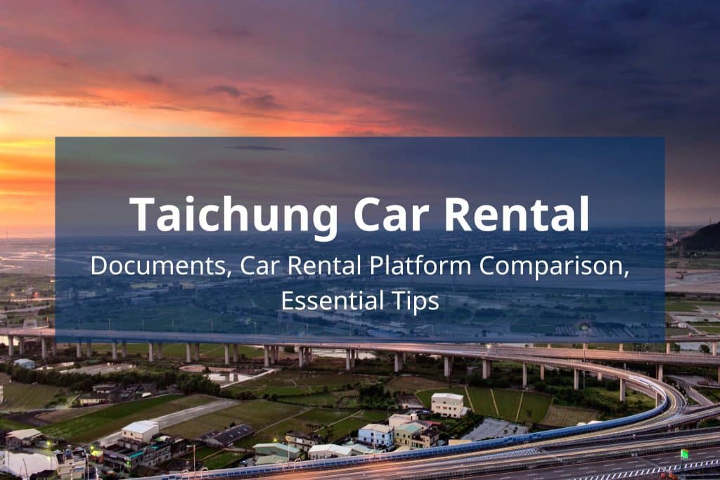 Taichung Car Rental Blog Cover.