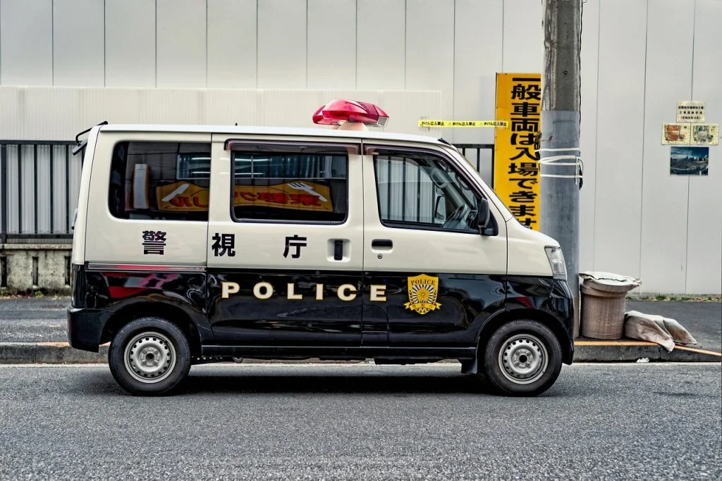 日本街道圖，交通警察，警察車輛，警視廳巡邏